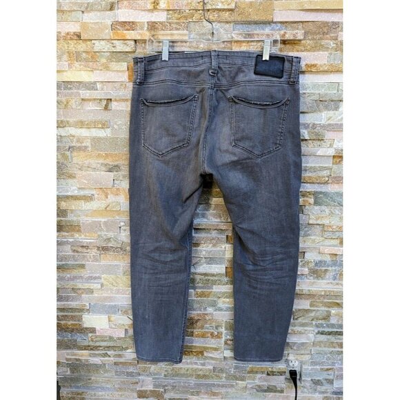 Mavi Mid Grey Straight Legged Jeans Men's Size 34/30 - Picture 2 of 5